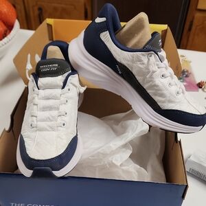 Little Boys Sketchers, New In Box. Slip Ins, Cozy Fit, Memory Foam, Air Cool.